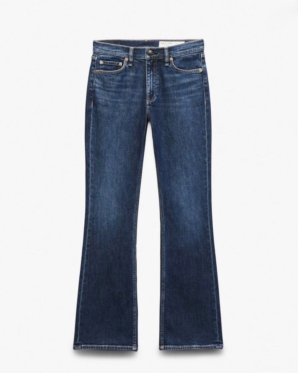 NWT Rag & Bone Peyton Rhineback Mid-Rise Full Length Bootcut Jeans, Size 25